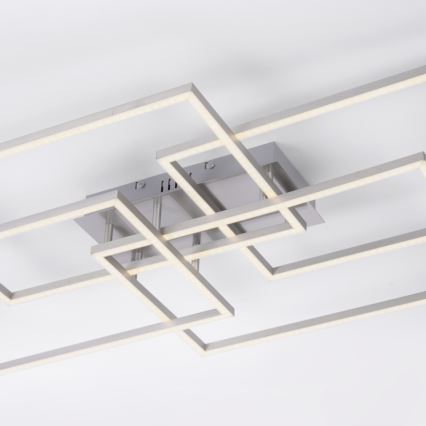 Leuchten Direkt 14151-55 - Luz de teto fosca LED IVEN 4xLED/12W/230V + controlo remoto