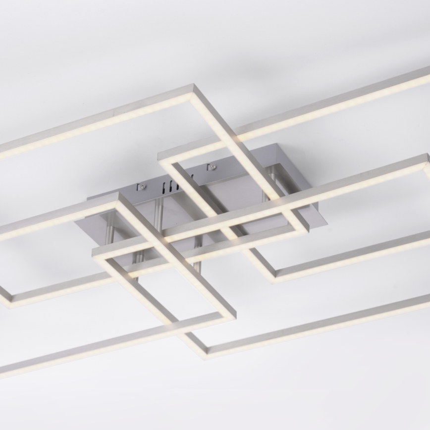 Leuchten Direkt 14151-55 - Luz de teto fosca LED IVEN 4xLED/12W/230V + controlo remoto
