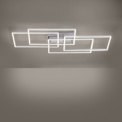 Leuchten Direkt 14151-55 - Luz de teto fosca LED IVEN 4xLED/12W/230V + controlo remoto