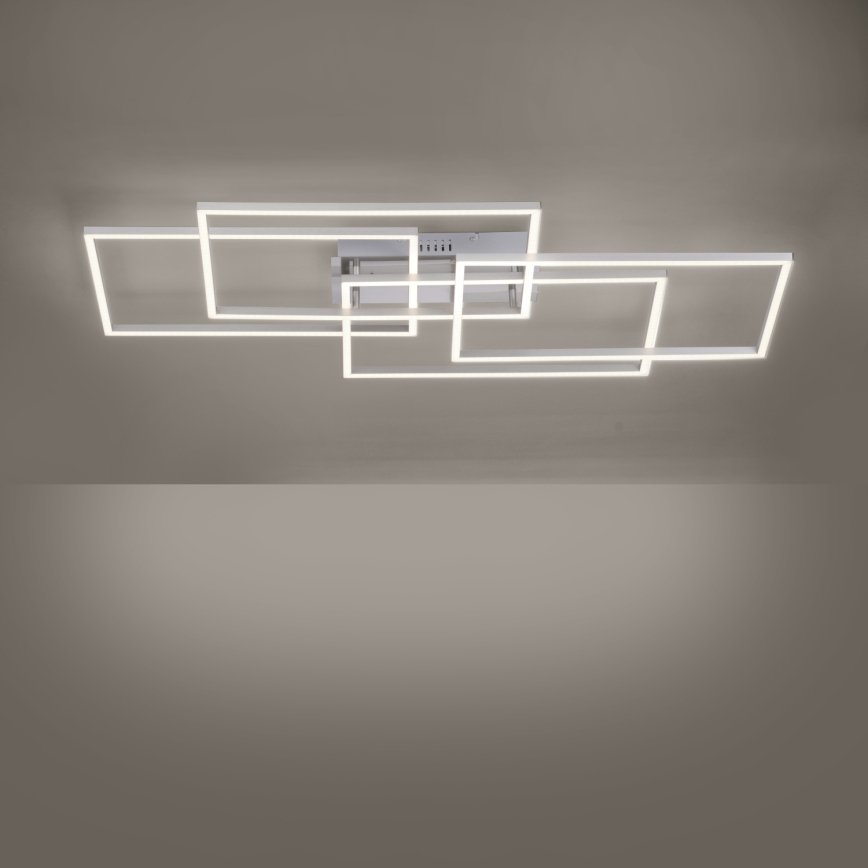 Leuchten Direkt 14151-55 - Luz de teto fosca LED IVEN 4xLED/12W/230V + controlo remoto