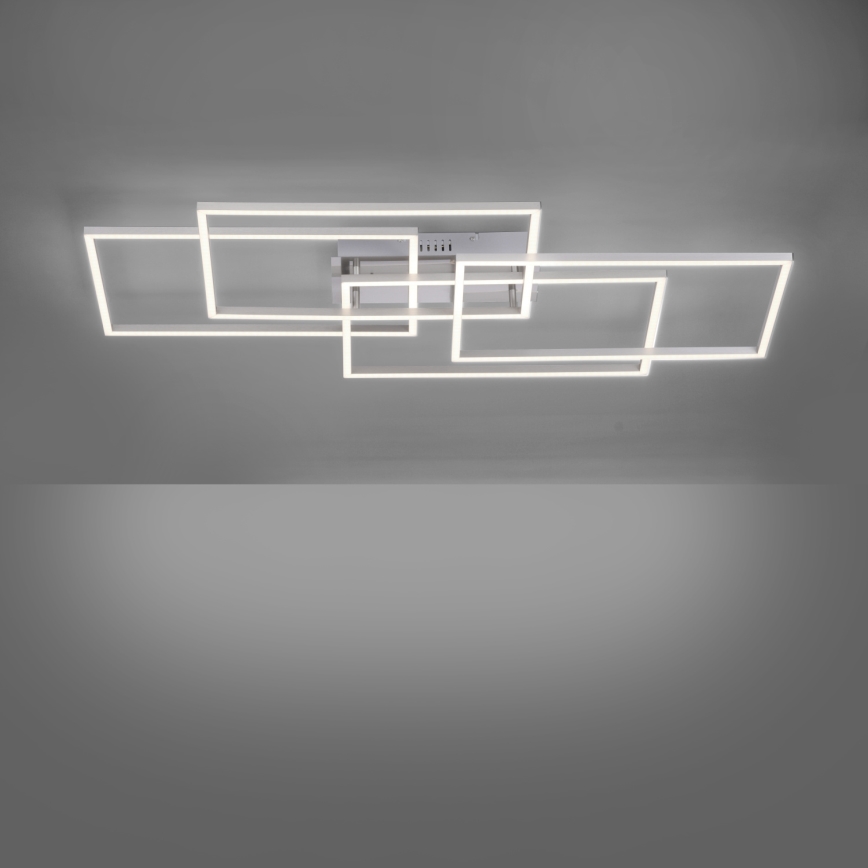 Leuchten Direkt 14151-55 - Luz de teto fosca LED IVEN 4xLED/12W/230V + controlo remoto