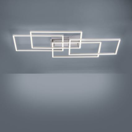 Leuchten Direkt 14151-55 - Luz de teto fosca LED IVEN 4xLED/12W/230V + controlo remoto