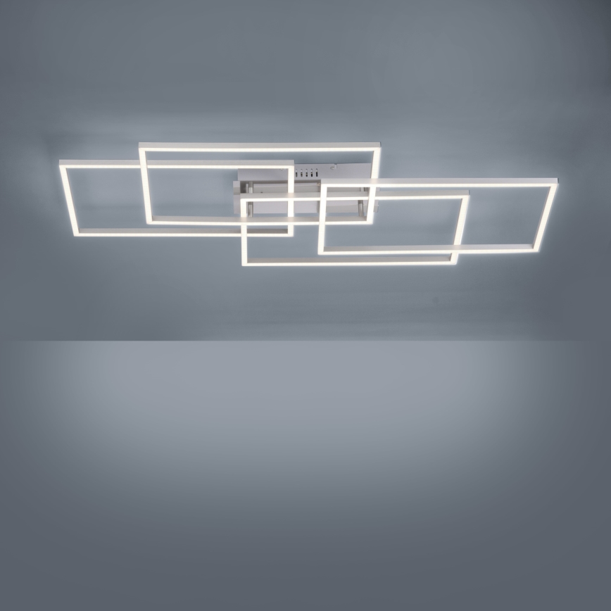 Leuchten Direkt 14151-55 - Luz de teto fosca LED IVEN 4xLED/12W/230V + controlo remoto