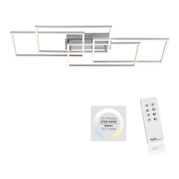 Leuchten Direkt 14151-55 - Luz de teto fosca LED IVEN 4xLED/12W/230V + controlo remoto