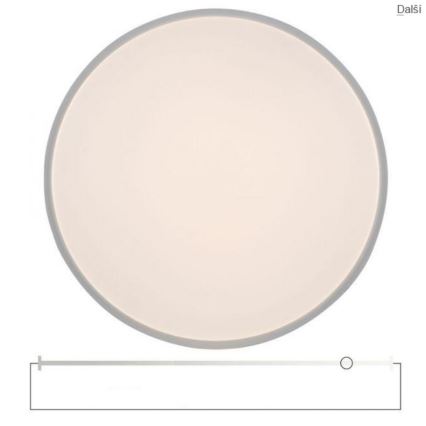 Leuchten Direkt 14208-16 - Iluminação de teto LED com regulação COLIN LED/18W/230V
