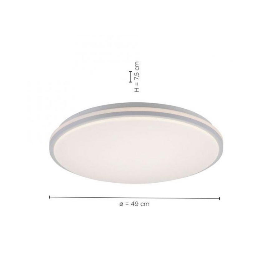 Leuchten Direkt 14209-16 - Iluminação de teto LED com regulação COLIN LED/32,4W/230V