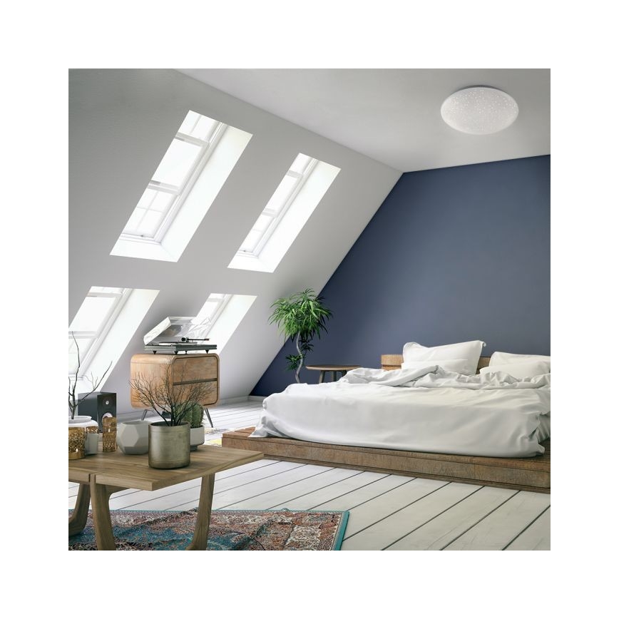 Leuchten Direkt 14241-16 - Iluminação de teto LED RGB com regulação SKYLER LED/5,6W/230V