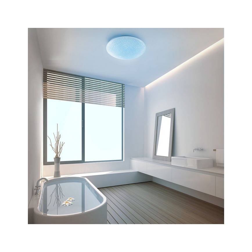 Leuchten Direkt 14241-16 - Iluminação de teto LED RGB com regulação SKYLER LED/5,6W/230V