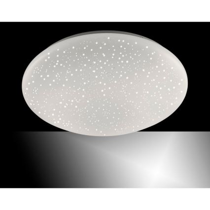 Leuchten Direkt 14242-16 - Iluminação de teto LED RGB com regulação SKYLER LED/18W/230V + controlo remoto