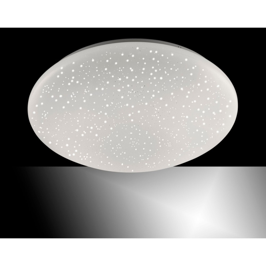 Leuchten Direkt 14242-16 - Iluminação de teto LED RGB com regulação SKYLER LED/18W/230V + controlo remoto