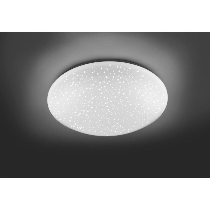 Leuchten Direkt 14242-16 - Iluminação de teto LED RGB com regulação SKYLER LED/18W/230V + controlo remoto