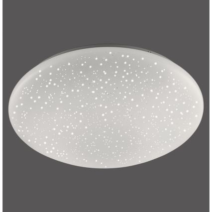 Leuchten Direkt 14242-16 - Iluminação de teto LED RGB com regulação SKYLER LED/18W/230V + controlo remoto
