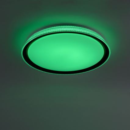 Leuchten Direkt 14339-21 - Iluminação de teto LED RGB com regulação KARI LED/37W/230V Tuya + controlo remoto