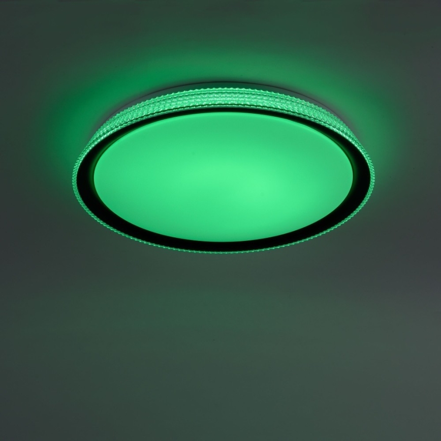 Leuchten Direkt 14339-21 - Iluminação de teto LED RGB com regulação KARI LED/37W/230V Tuya + controlo remoto
