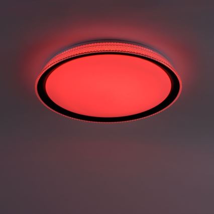 Leuchten Direkt 14339-21 - Iluminação de teto LED RGB com regulação KARI LED/37W/230V Tuya + controlo remoto