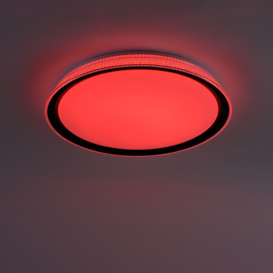 Leuchten Direkt 14339-21 - Iluminação de teto LED RGB com regulação KARI LED/37W/230V Tuya + controlo remoto