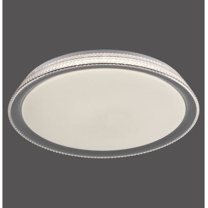 Leuchten Direkt 14339-21 - Iluminação de teto LED RGB com regulação KARI LED/37W/230V Tuya + controlo remoto