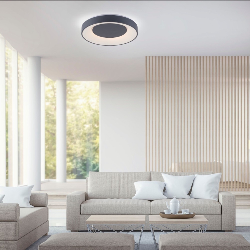 Leuchten Direkt 14346-18 - Iluminação de teto LED RGB com regulação ANIKA LED/26,5W/230V Tuya 2700-5000K + controlo remoto