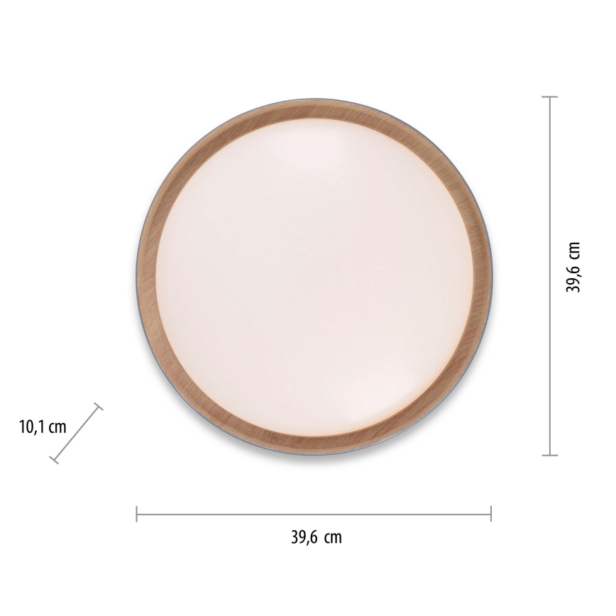 Název položky* Leuchten Direkt 14347-15 - Iluminação de teto LED com regulação EMILIA LED/28,8W/230V cinzento