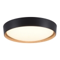 Leuchten Direkt 1434718- Iluminação de teto LED com regulação EMILIA 28,8W/230V preta