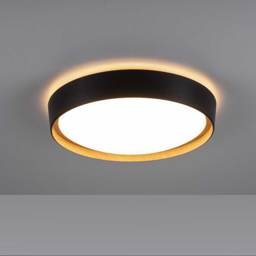 Leuchten Direkt 1434718- Iluminação de teto LED com regulação EMILIA 28,8W/230V preta