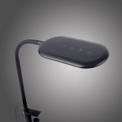 Leuchten Direkt 14404-18- Candeeiro de mesa LED com regulação e um clip KELLY LED/7W/230V