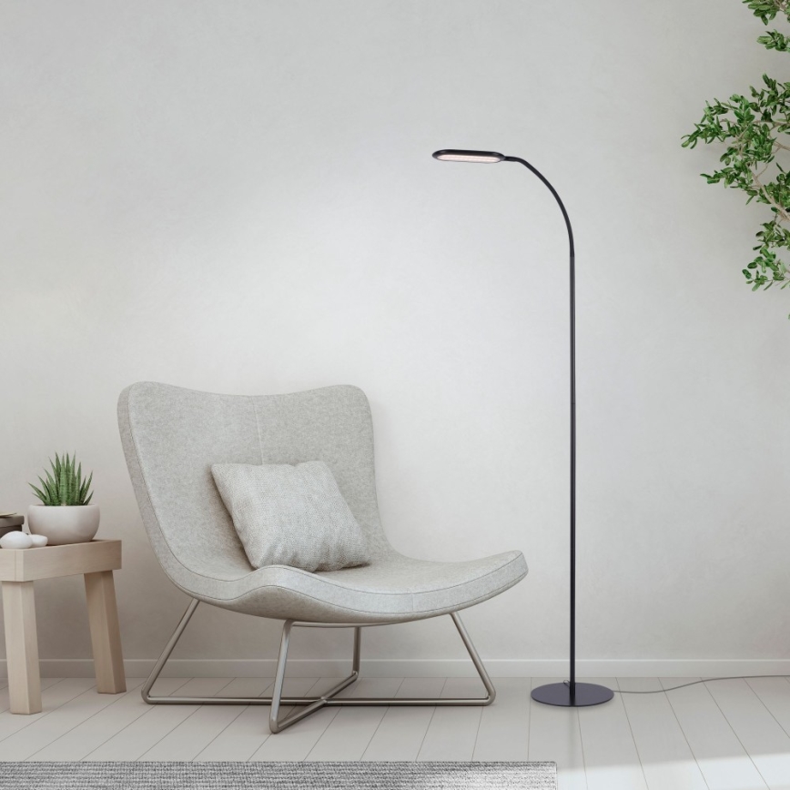 Leuchten Direkt 14406-18 - Candeeiro de chão LED táctil com regulação KELLY LED/7W/230V 3000/4000/6000K