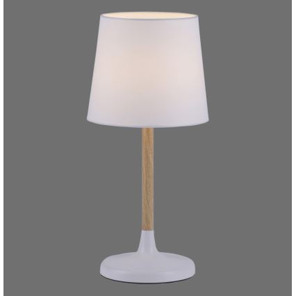 Leuchten Direkt 14423-16 - Candeeiro de mesa NIMA 1xE14/40W/230V branco