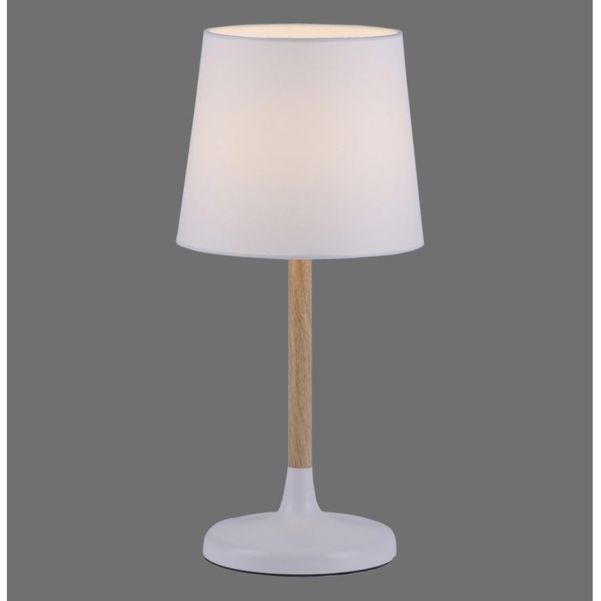 Leuchten Direkt 14423-16 - Candeeiro de mesa NIMA 1xE14/40W/230V branco