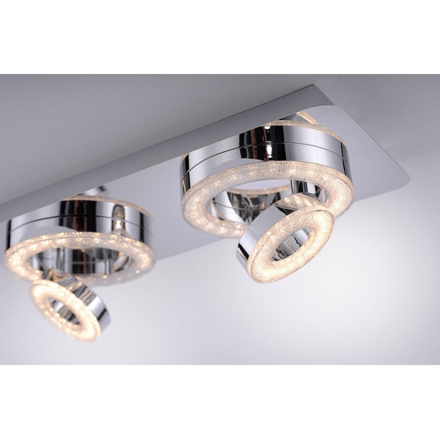 Leuchten Direkt 14521-17 - Iluminação de teto LED TIM 2xLED/2,8W/230V + 2xLED/3,1W