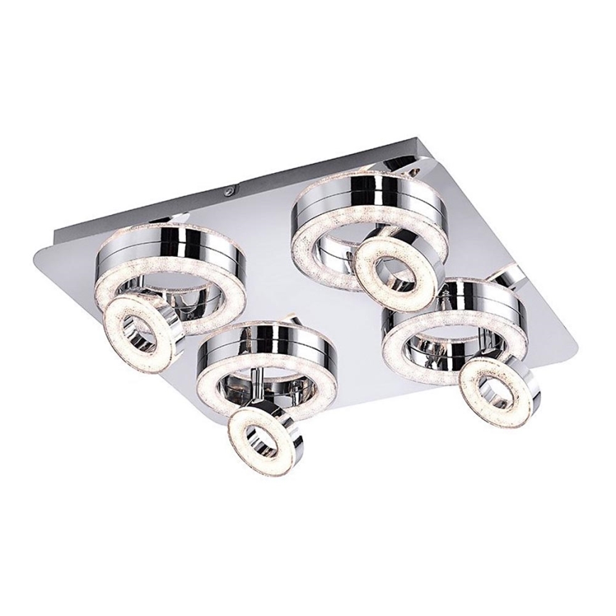 Leuchten Direkt 14522-17 - Foco LED TIM 4xLED/2,8W/230V + 4xLED/3,1W