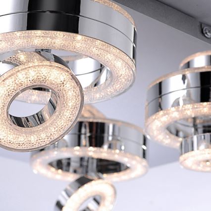 Leuchten Direkt 14522-17 - Foco LED TIM 4xLED/2,8W/230V + 4xLED/3,1W