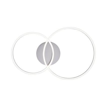 Leuchten Direkt 14537-55 - Iluminação de teto LED com regulação IVANKA LED/14W/230V + LED/12W