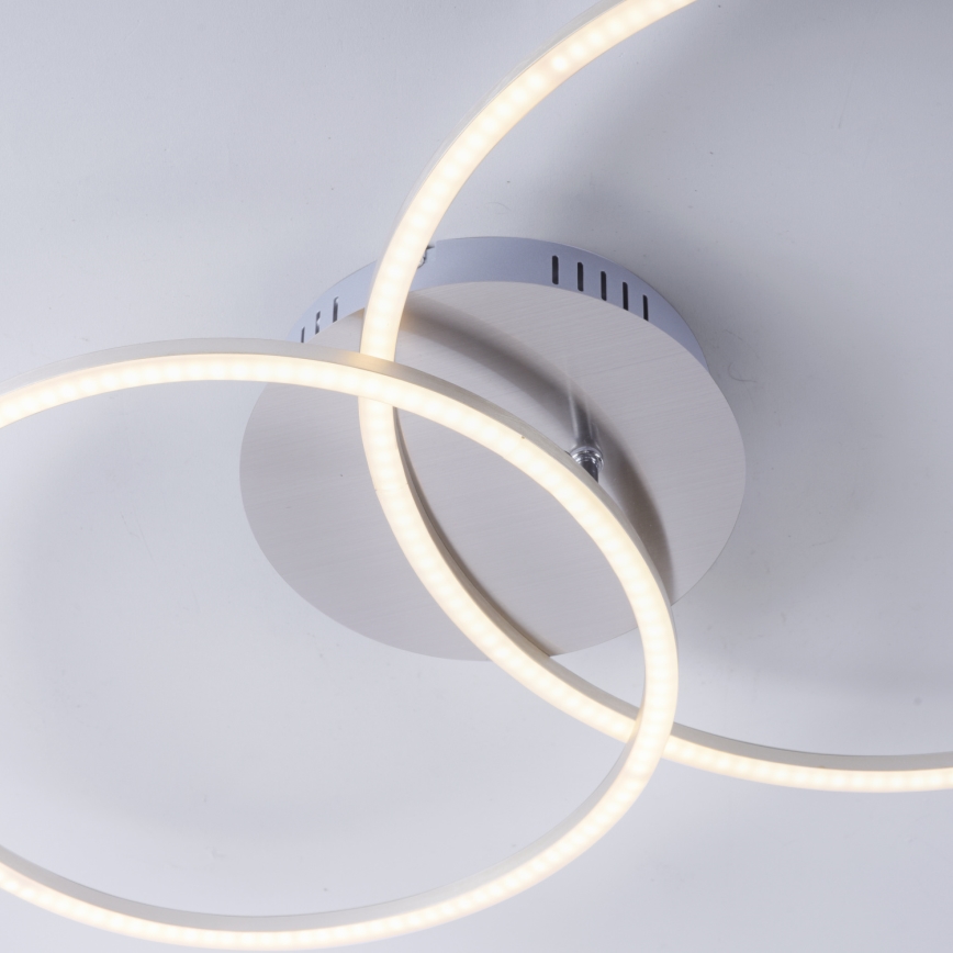 Leuchten Direkt 14537-55 - Iluminação de teto LED com regulação IVANKA LED/14W/230V + LED/12W