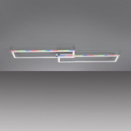 Leuchten Direkt 14635-55 - Iluminação de teto LED RGB com regulação FELIX LED/34,5W/230V + controlo remoto