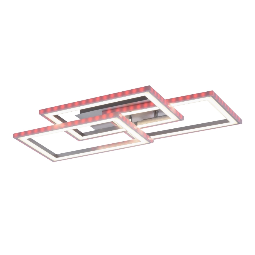 Leuchten Direkt 14636-55 - Iluminação de teto LED RGB com regulação FELIX LED/35W/230V + controlo remoto