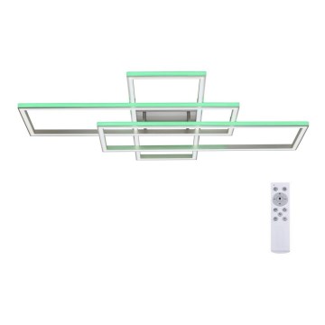 Leuchten Direkt 14637-55- Iluminação de teto LED RGB com regulação FELIX LED/50W/230V + controlo remoto
