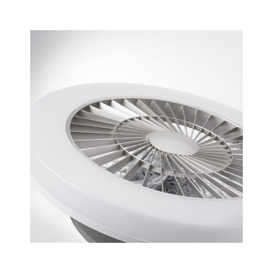 Leuchten Direkt 14645-55 - Iluminação LED com ventoinha LEONARD LED/27W/230V