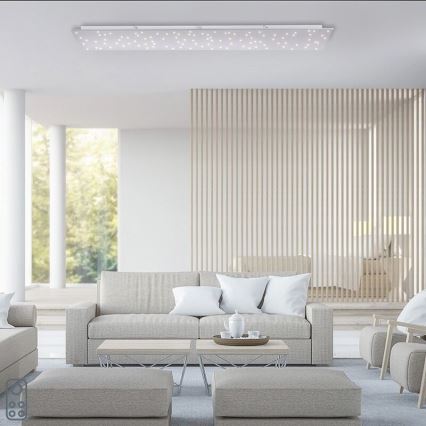 Leuchten Direkt 14672-55 - Iluminação de teto LED com regulação SPARKLE LED/18W/230V + controlo remoto