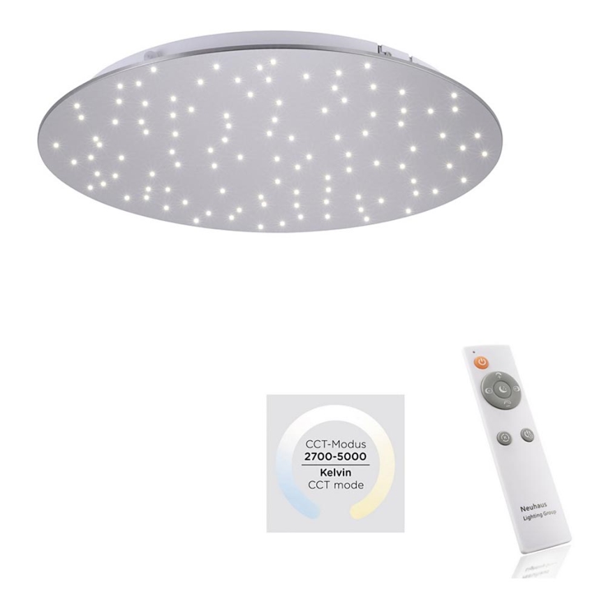 Leuchten Direkt 14673-55 - Luz de teto fosca LED SPARKLE LED/18W/230V + controlo remoto