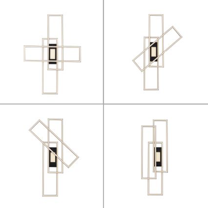Leuchten Direkt 14693-18 - Iluminação de teto LED com regulação ASMIN LED/48W/230V + controlo remoto