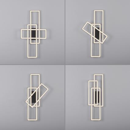 Leuchten Direkt 14697-18 - Iluminação de teto LED com regulação IVEN LED/24W/230V