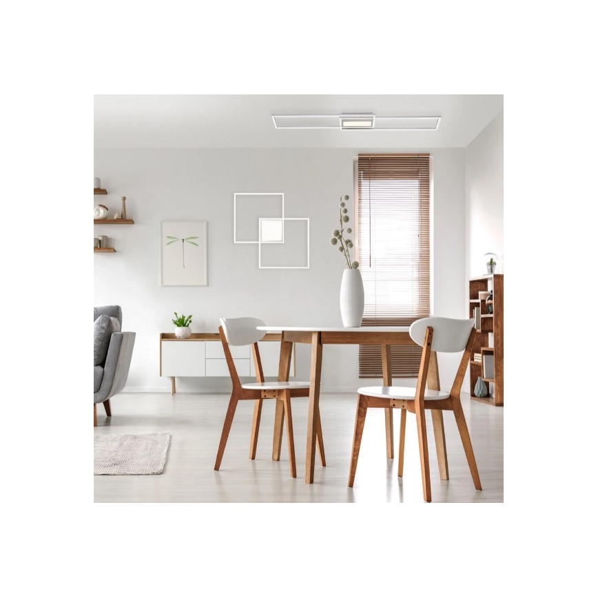 Leuchten Direkt 14711-55 - Iluminação de teto LED com regulação ASMIN LED/42W/230V 3000-5000K + controlo remoto