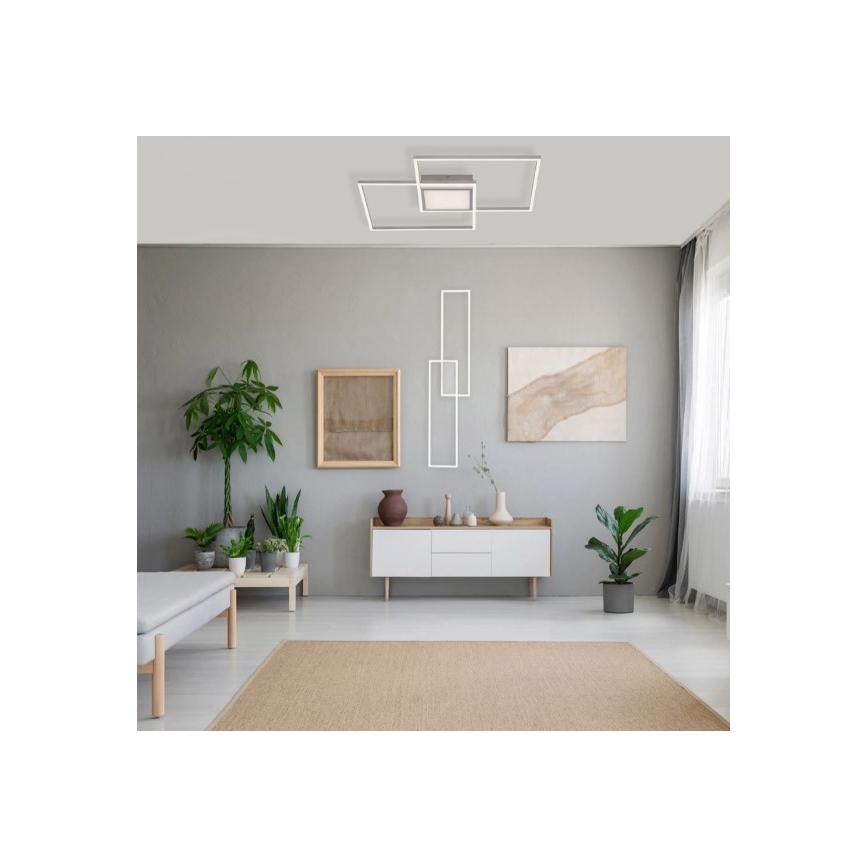 Leuchten Direkt 14711-55 - Iluminação de teto LED com regulação ASMIN LED/42W/230V 3000-5000K + controlo remoto