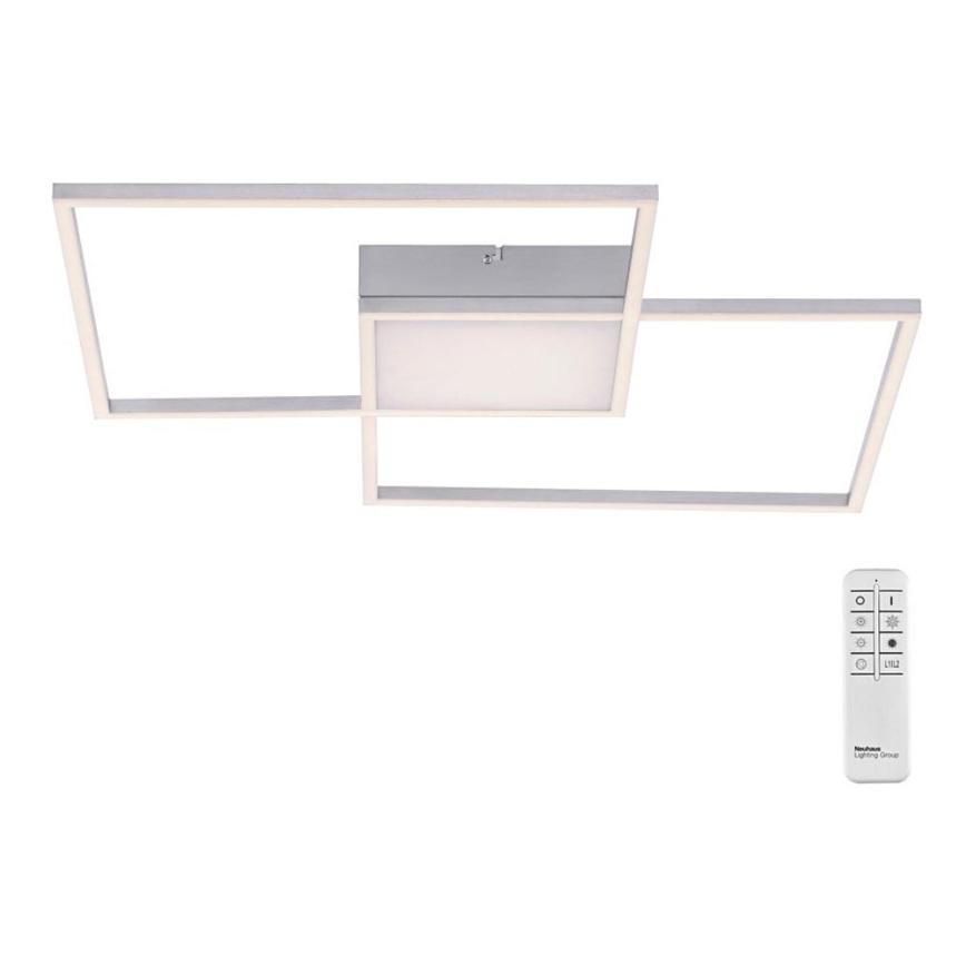Leuchten Direkt 14712-55- Iluminação de teto LED com regulação ASMIN LED/42W/230V + controlo remoto