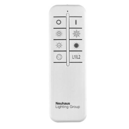 Leuchten Direkt 14712-55- Iluminação de teto LED com regulação ASMIN LED/42W/230V + controlo remoto