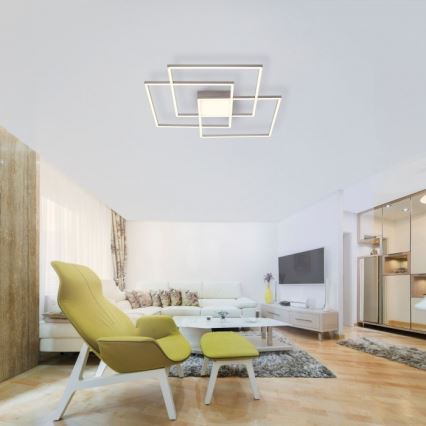Leuchten Direkt 14713-55- Candelabro montado à superfície LED com regulação ASMIN LED/45W/230V + controlo remoto