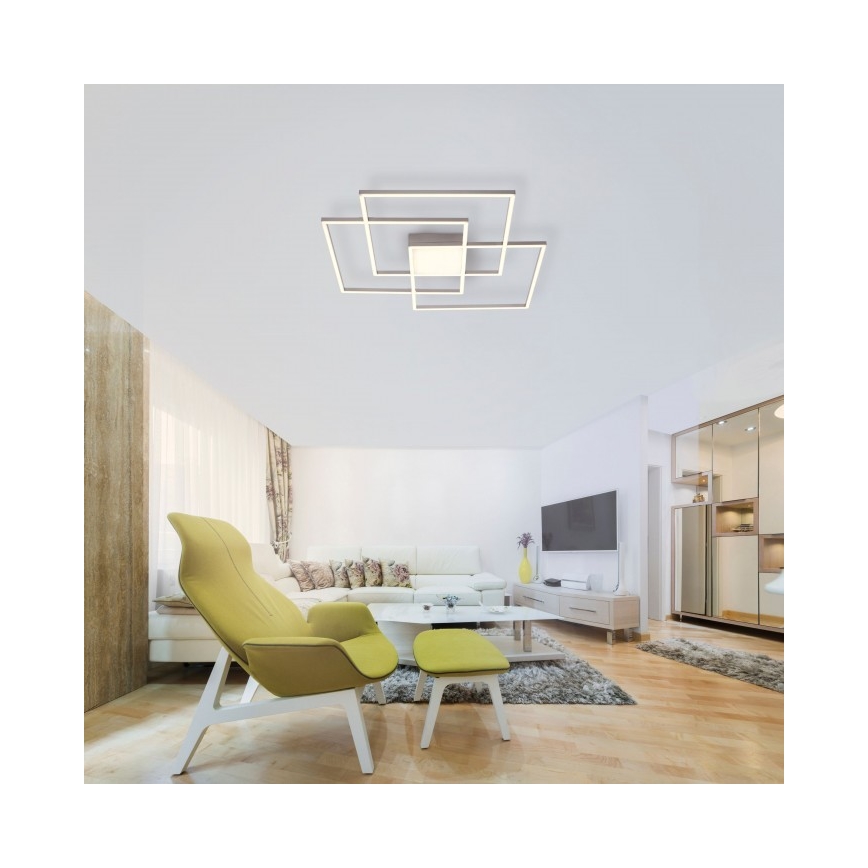 Leuchten Direkt 14713-55- Candelabro montado à superfície LED com regulação ASMIN LED/45W/230V + controlo remoto
