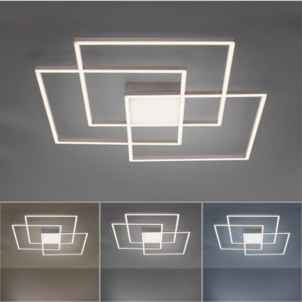Leuchten Direkt 14713-55- Candelabro montado à superfície LED com regulação ASMIN LED/45W/230V + controlo remoto