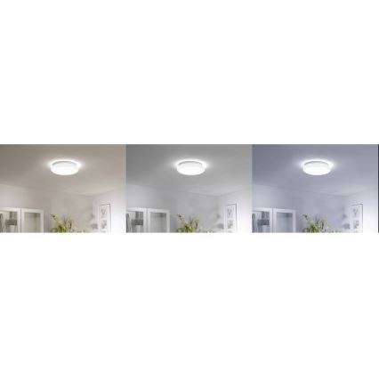 Leuchten Direkt 14742-16 - Iluminação de teto LED RGB com regulação JUPI LOLASMART LED/18W/230V Tuya 2700-5000K + controlo remoto